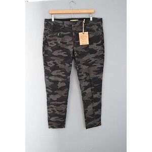 Democracy Ab Technology Freedom Ankle Skimmer Pants 16 Camo Zipper Pockets